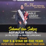 Ukir Prestasi Gemilang, Santri MA Pesantren Terpadu Al Fauzan Lumajang Tembus Top 5 dan Sabet Gelar “Star Of The Year” di Ajang Putri Hijab Jawa Timur 2026
